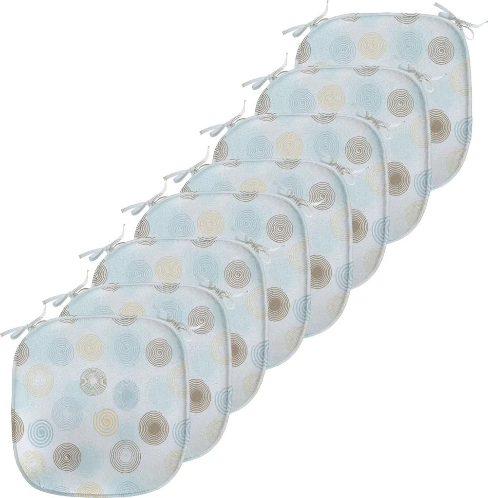 Coussin Décoratif pour Siège de Salle à Manger 40cm Lot de 8 Vortex