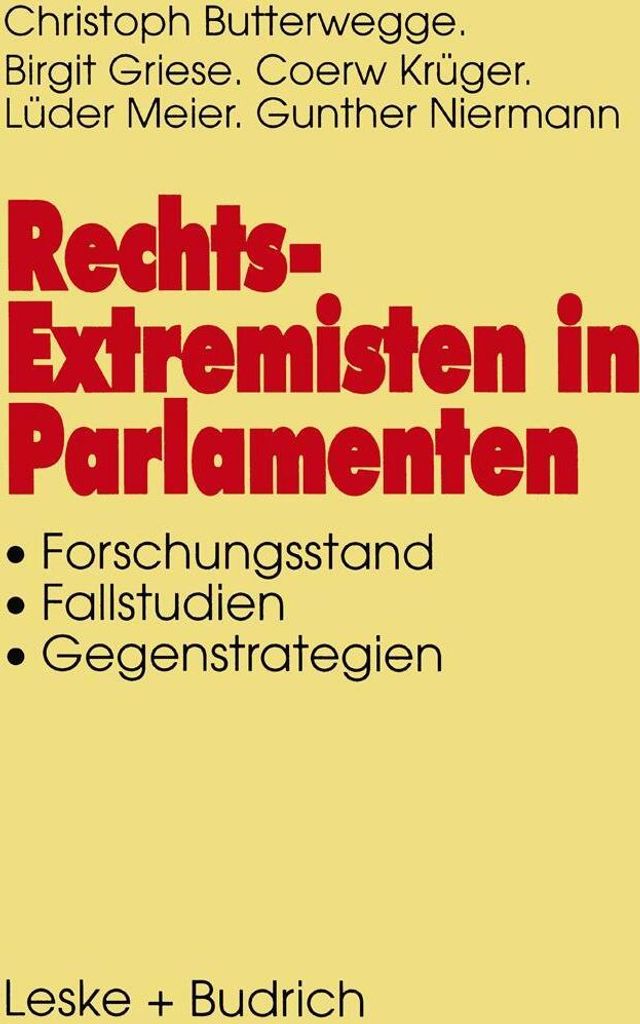 Rechtsextremisten in Parlamenten