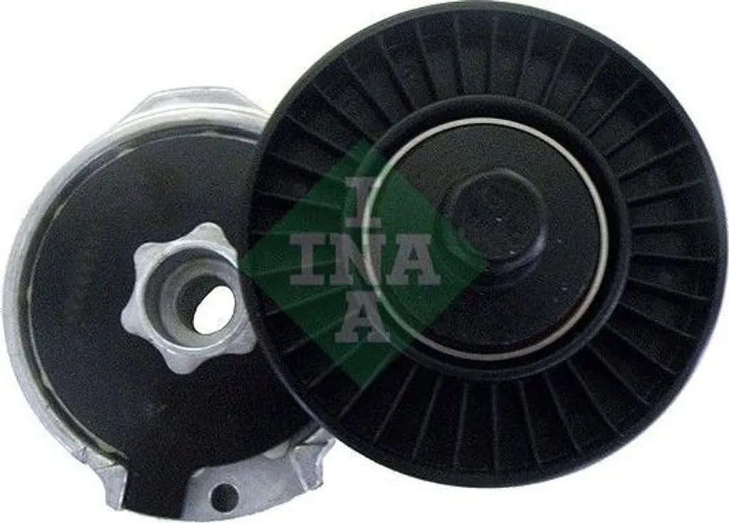 INA 534 0163 10 Tendicinghia, cinghia trapezoidale dentata OE 7700870495 compatibile con Clio, Kangoo