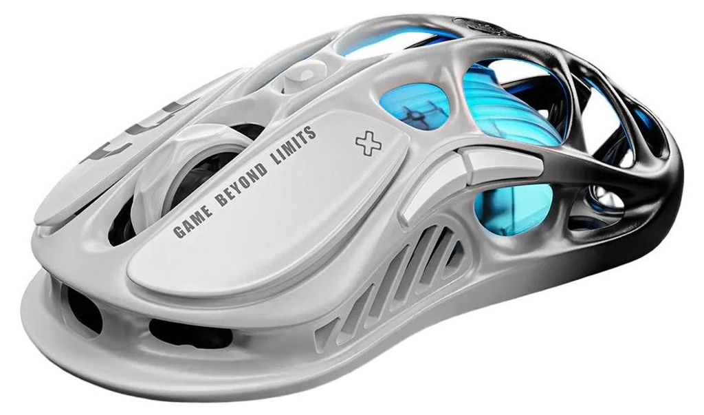 GravaStar Mercury M1 Pro Kabellose Gaming Maus, 1K Dongle, 26.000 DPI, PAW3395, 5 Glowsync RGB, Gradient Black