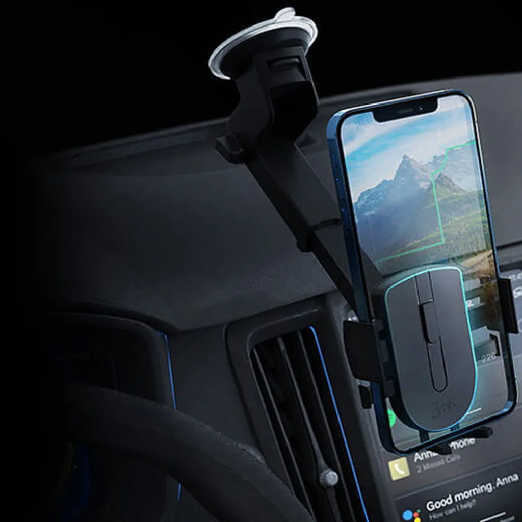 Supporto Smartphone Auto 3MK Twist Automatico - Nero Universale - 20