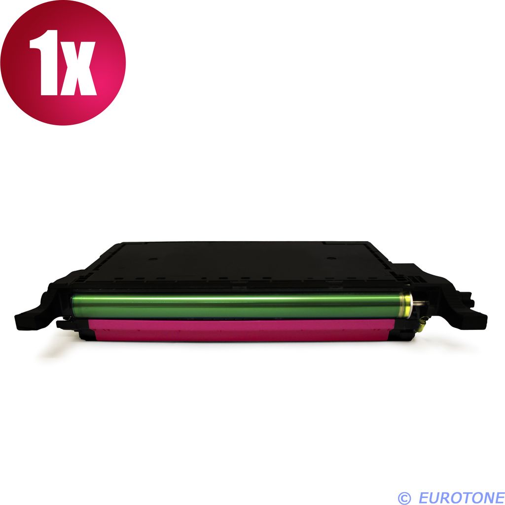 1x Eurotone Toner Alternative für Samsung CLP-M600A Rot Magenta