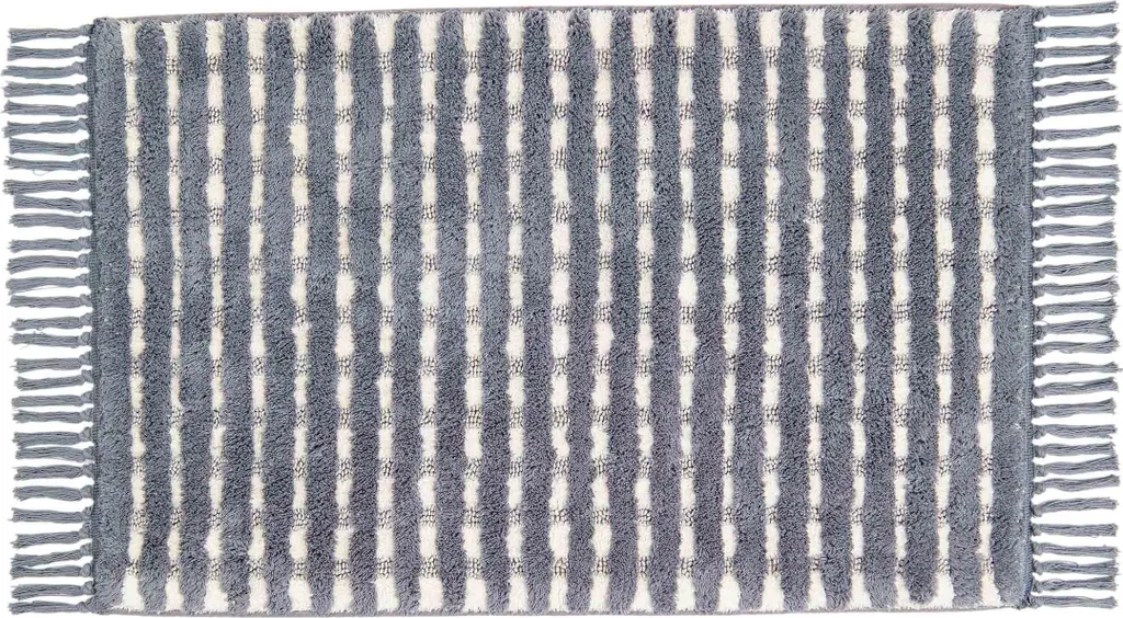 Tappeto Bagno Cotone 67x110 Bahamas Antracite | Schöner Wohnen