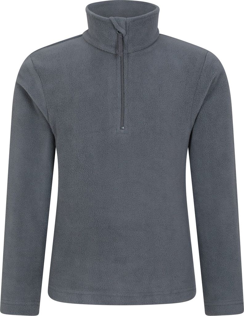 Mountain Warehouse - "Camber II" Fleecejacke mit halbem Reißverschluss für Kinder MW3237 (104) (Grau)