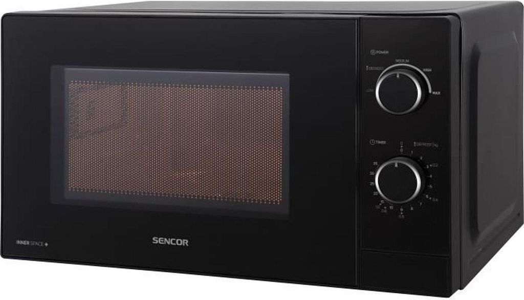 20-Liter-Mikrowelle – 700 W – Schwarz Produktbild 
