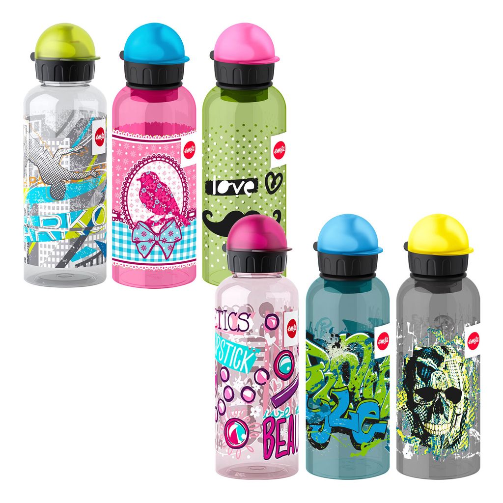 EMSA TEENS TRITAN Trinkflaschen Graffiti, Mehrfarbig, China, 75 mm, 75 mm, 214 mm, 7,5 cm