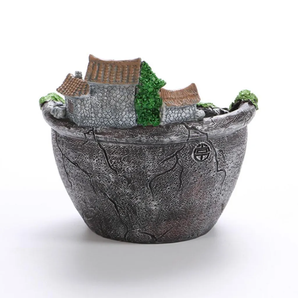 Cache-pot Succulente Design Maisonnette Panier à Fleurs pour la Déco - 5