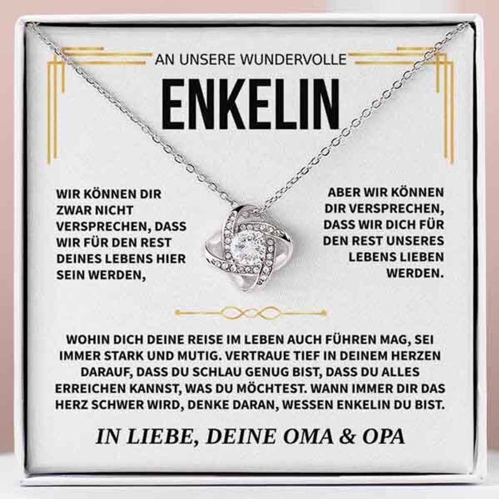 An unsere wundervolle Enkelin  - Halskette und Anhänger Produktbild 