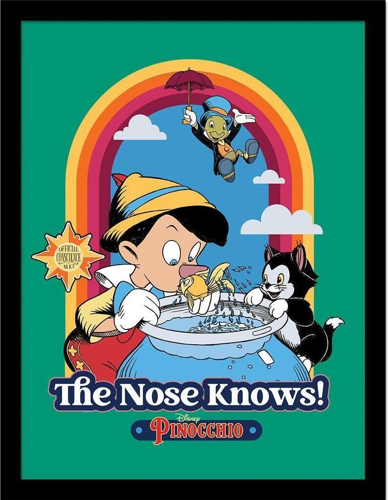 Disney Storybook Time - Gerahmtes Poster "The Nose Knows" PM10013 (45 cm x 35 cm) (Bunt)