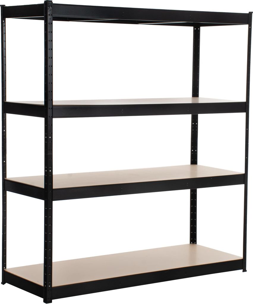 CLP Steckregal 160x60x180 cm, Farbe:schwarz