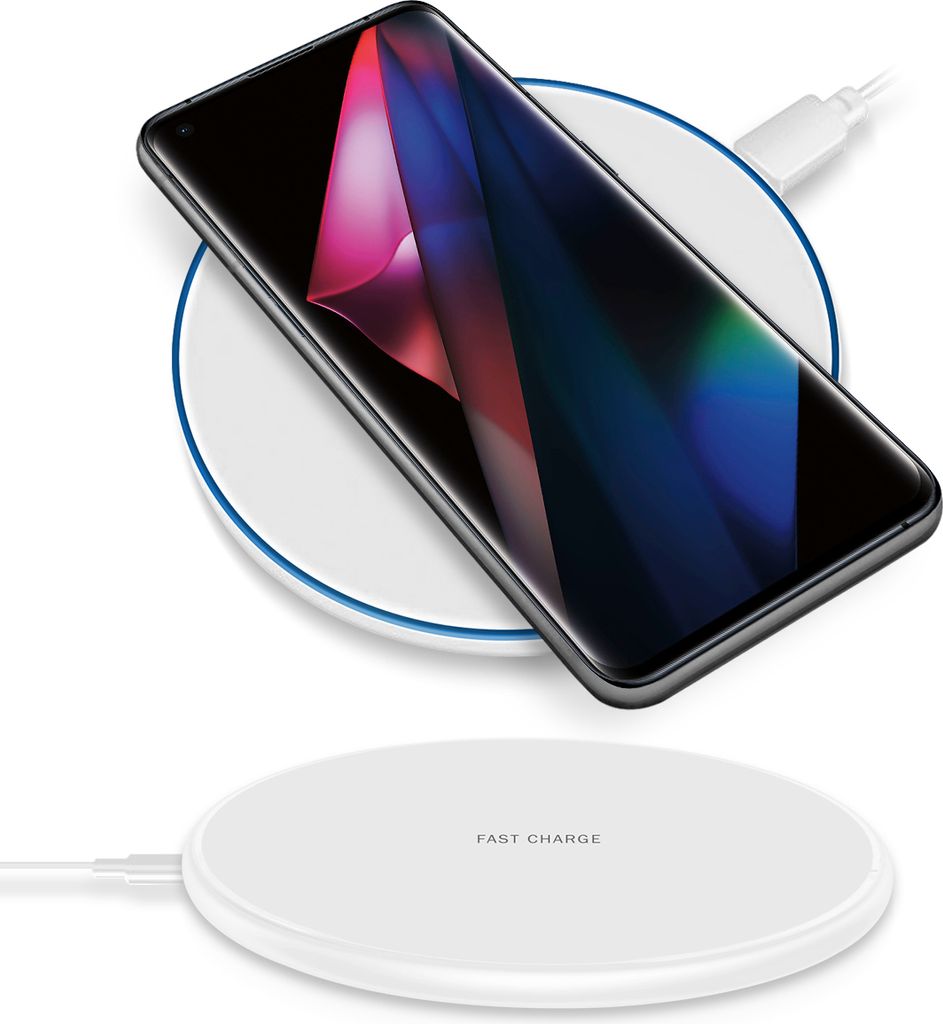 QI Wireless Schnell Ladegerät für Oppo Find X3 Pro Kabelloses Induktives Laden
