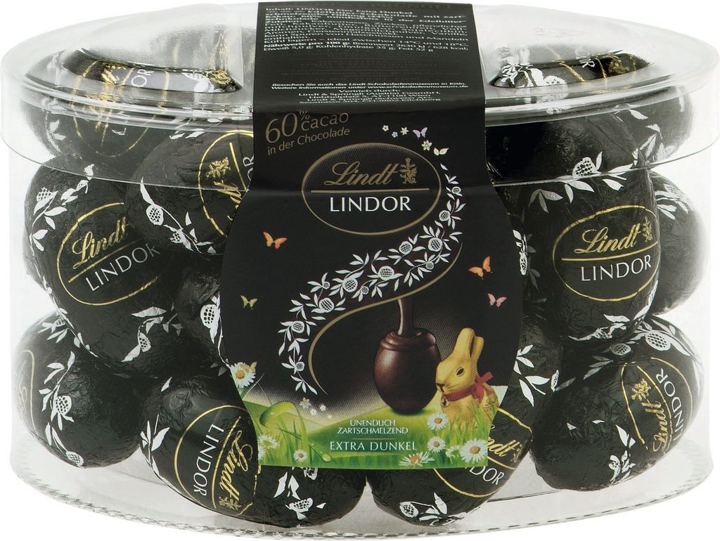 Lindt Lindor Dark Eier 25 einzelne Ostereier Kaufland.de