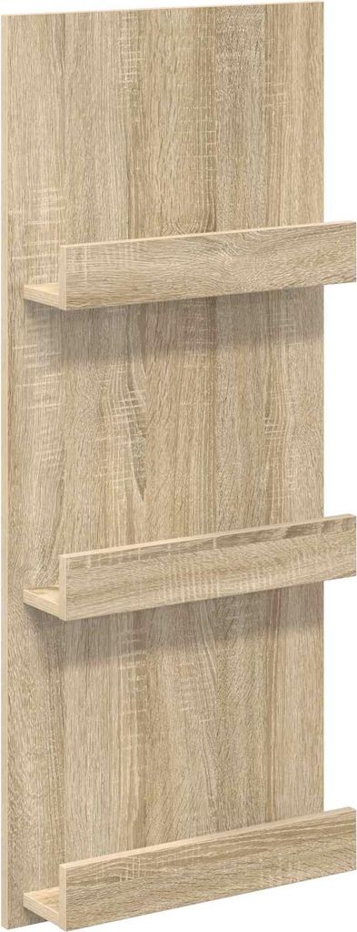 vidaXL Magazinregal Sonoma-Eiche 43 x 11 x 102 cm Holzwerkstoff