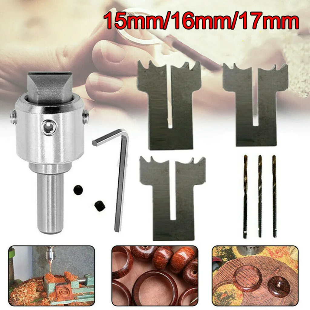 Kit créatif pour bagues en bois massif à sculpter soi-même - Loisirs Créatifs - 3