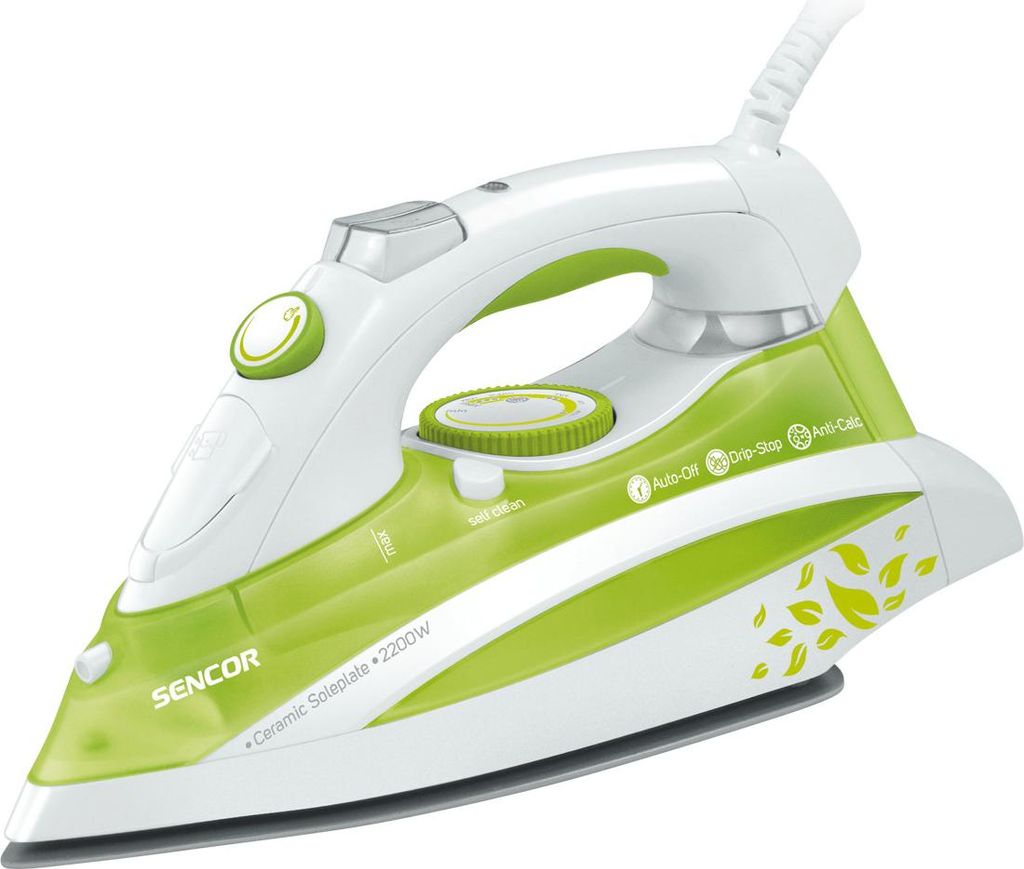 Sencor SSI 8440GR, 1,65 m, Zielony, Biały, 0,38 l, 2200 W, Zdjęcie produktu 