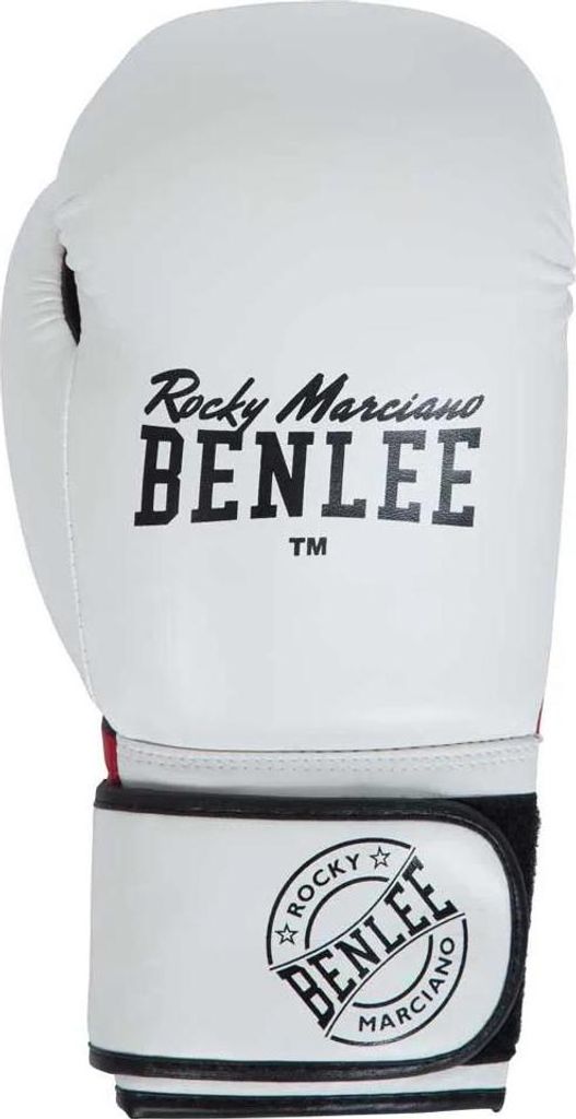 Guanti da boxe in  CARLOS Bianco/Nero/Rosso 14 oz BENLEE Immagine del prodotto 