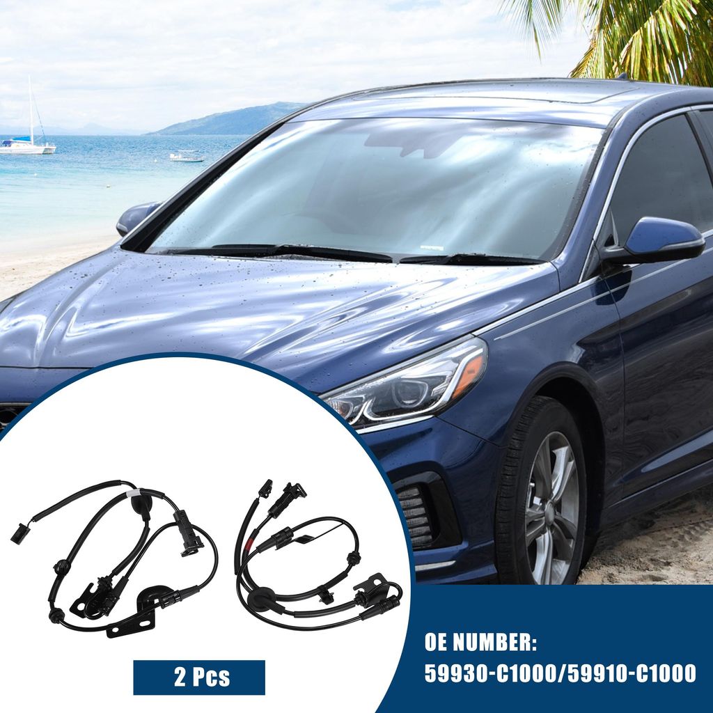 2 Stück NO.59930-C1000 / ABS Raddrehzahlsensor Hinten für Hyundai