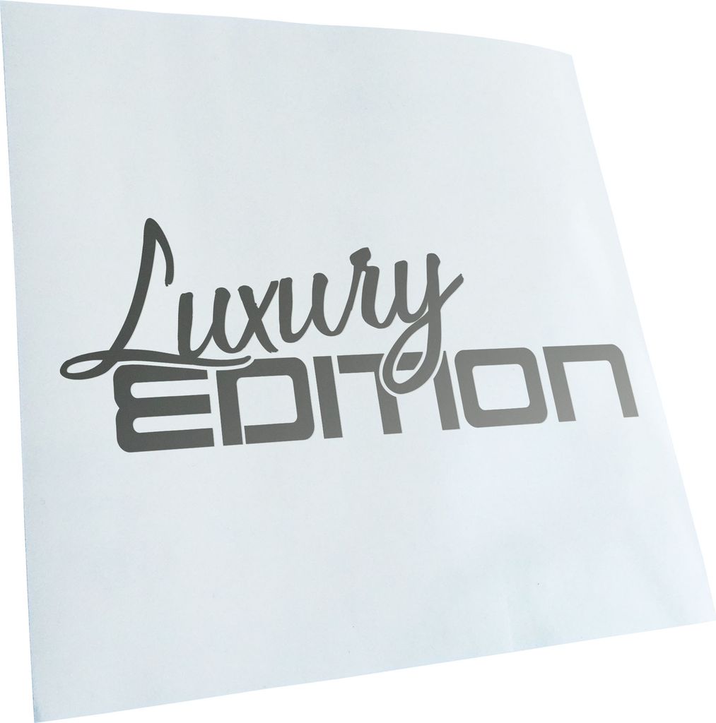 Kiwistar - Autoaufkleber - Luxury Edition - Silber - 50x20cm - Aufkleber für Auto, Laptop, Fahrrad, LKW, Motorrad mehrfarbig JDM Decal Racing