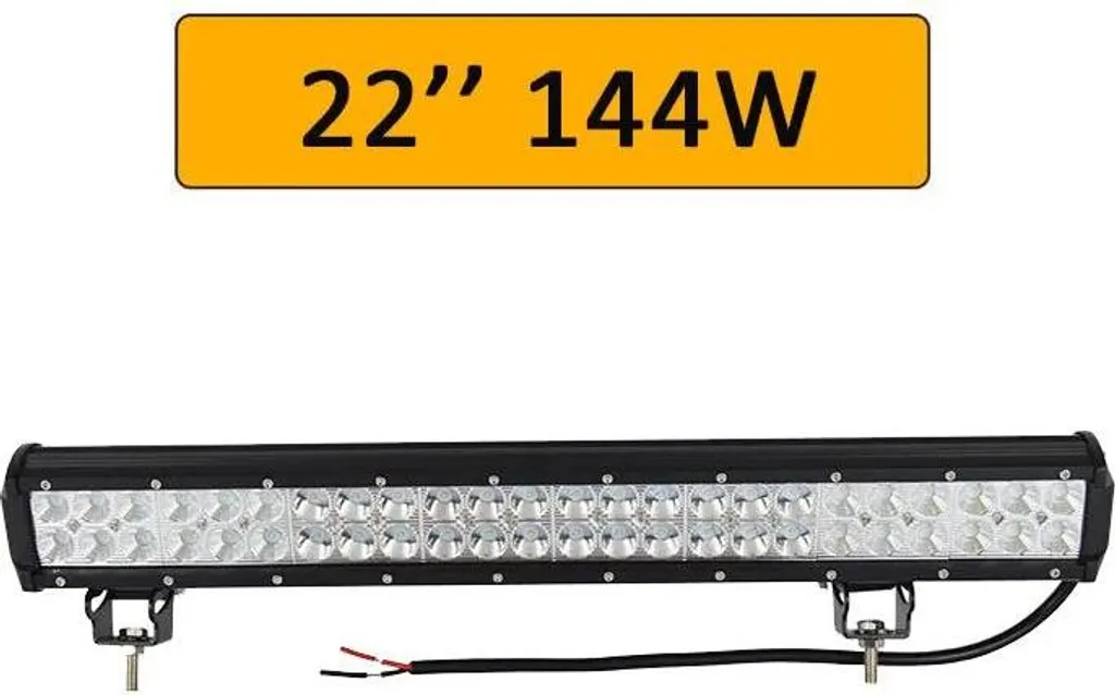 Projecteur LED 22in 144W Étanche IP67 avec Faisceau Lumineux Combiné