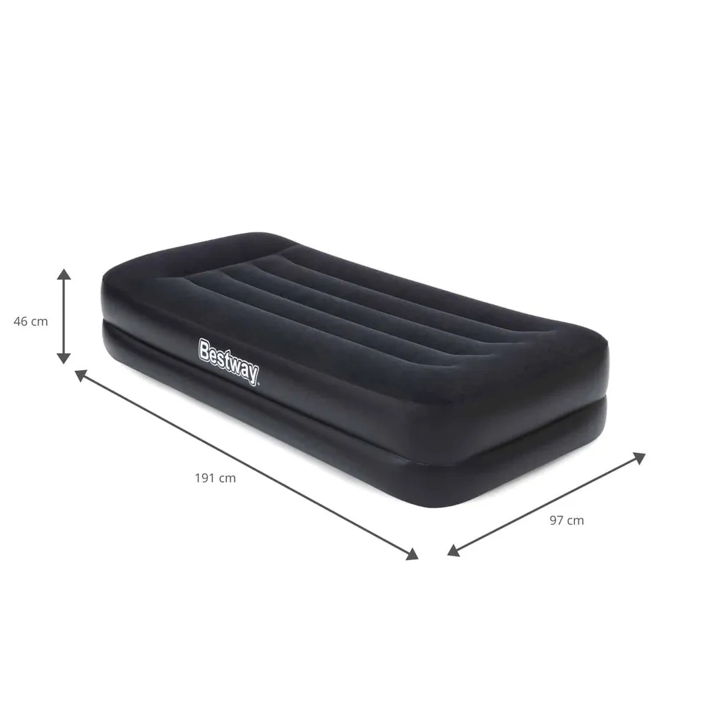 Matelas Gonflable d'Appoint pour Invités avec Pompe Électrique Rapide - 50