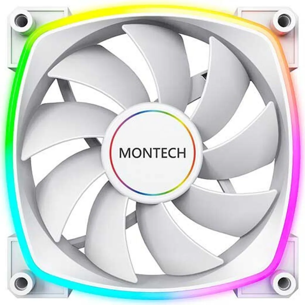 Ventola Case 140mm Montech AX140 PWM ARGB White - Analisi Tecnica