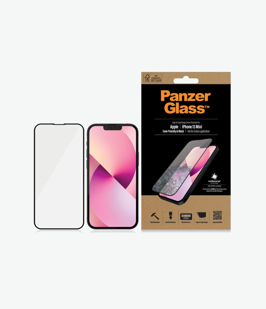 Panzerglass E2E Microfracture AntiBacterial Glass for Image du produit 