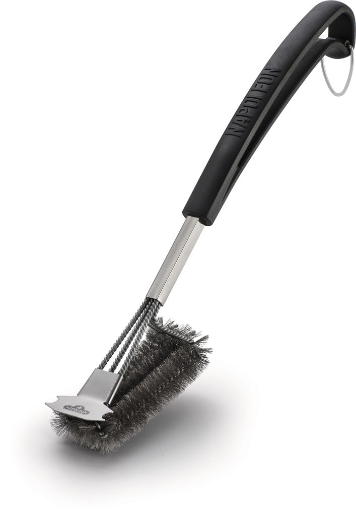Brosse pour barbecue NAPOLEON - 3 rangées - acier laiton Image du produit 