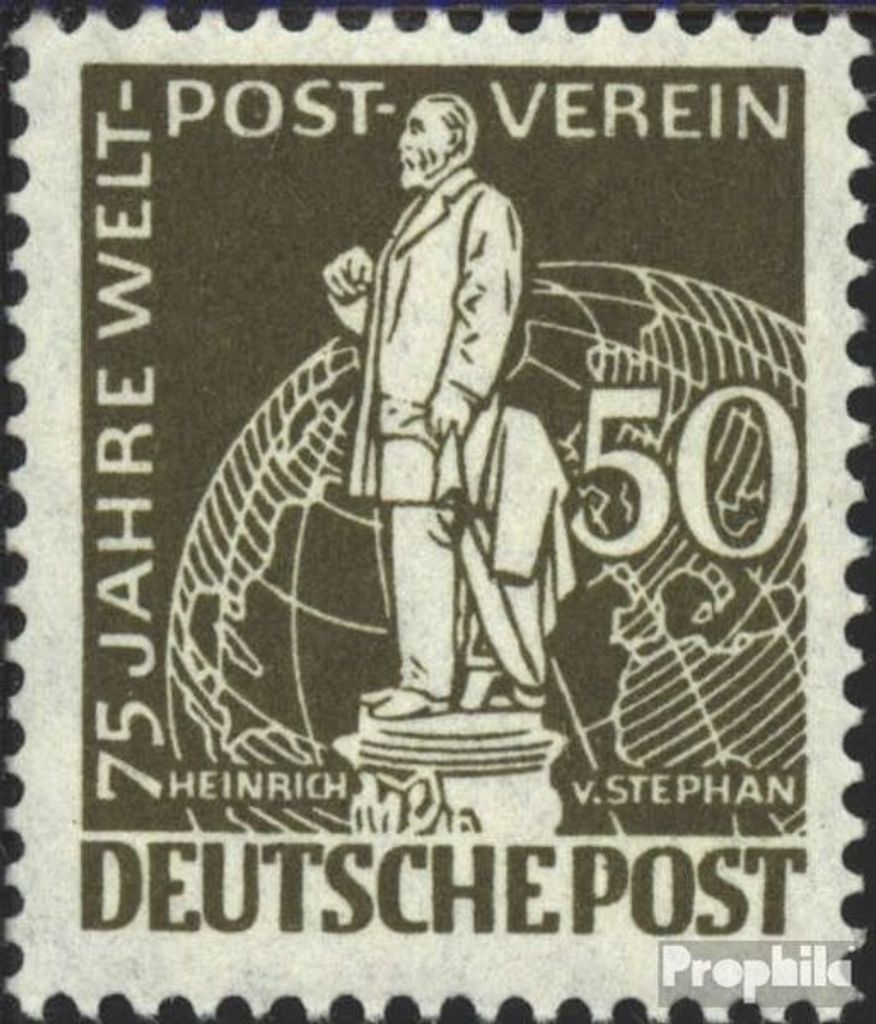 Briefmarken Berlin (West) 1949 Mi 38 postfrisch Weltpostverein