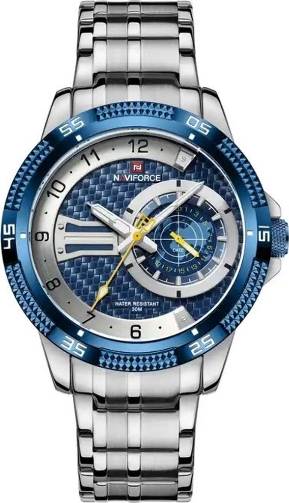 NAVIFORCE RO-29574 Uhr - Silber/Blau für Herren KP29574