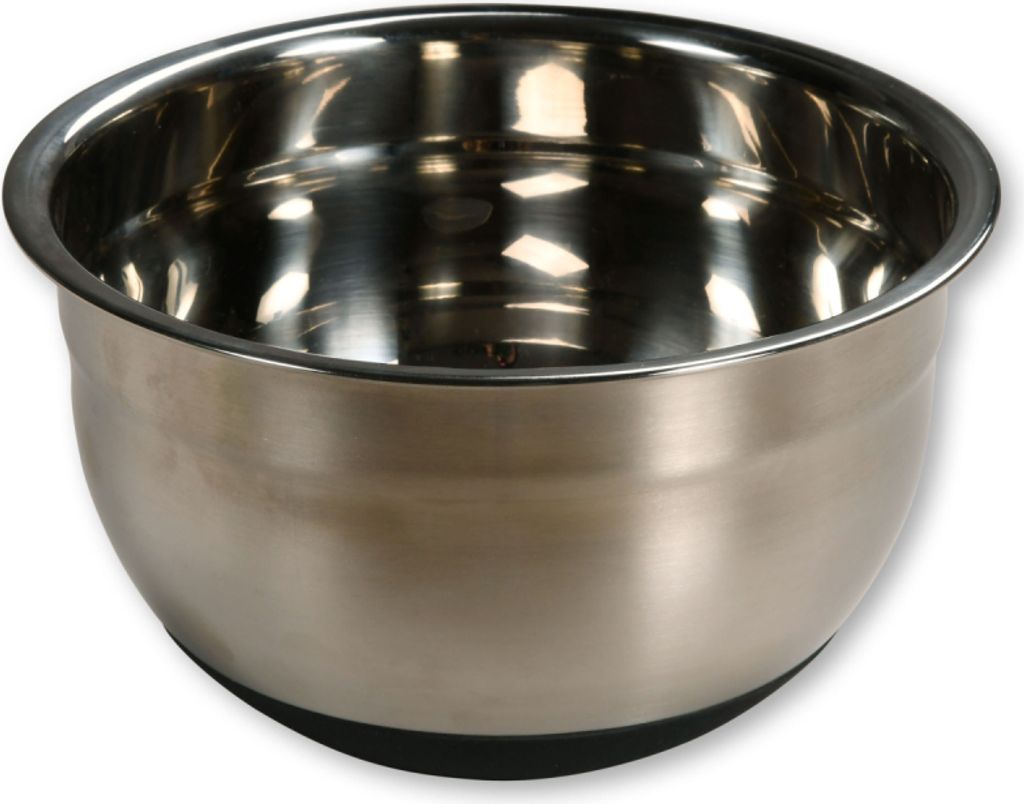 KESPER Rührschüssel 20 cm aus Edelstahl mit Silikonboden / Produktbild 