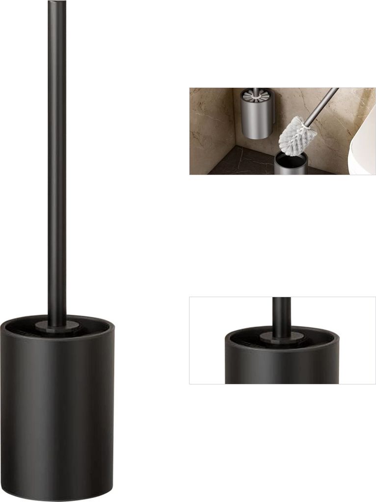 Toilettenbürste, Toilettenreinigungsbürste, Tiefenreinigung, Toilettenbürste mit Halter
