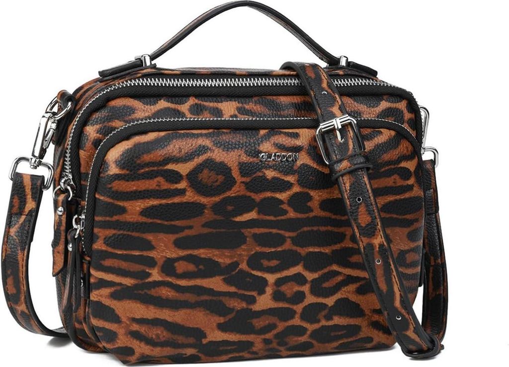 Umhängetasche Damen Schultertasche Crossbody Leder Produktbild 