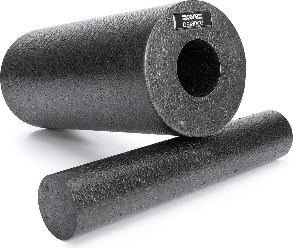 Rouleau Fitness pour Récupération - Foam Roller 2 en 1 Haute Densité EPP