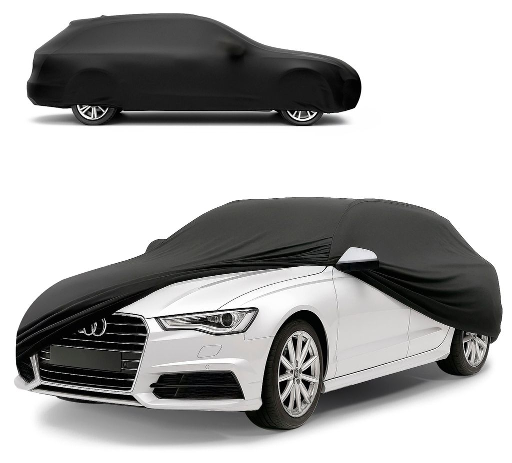 WALSER Abdeckung Auto Indoor Stretch, Autoabdeckung Winter, staubdichte Autogarage Abdeckung, Autoplane Winter, Autogarage Abdeckung Winter, Abdeck...