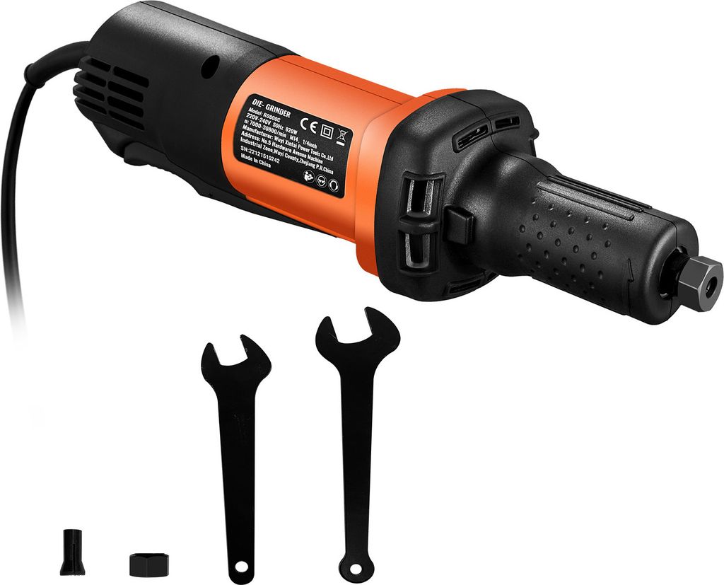 SucceBuy 1/4 Zoll Hochleistungs-Stabschleifer, 28.000 U/min, gerades Design, 6 variable Geschwindigkeiten, für präzises Schleifen und Schneiden