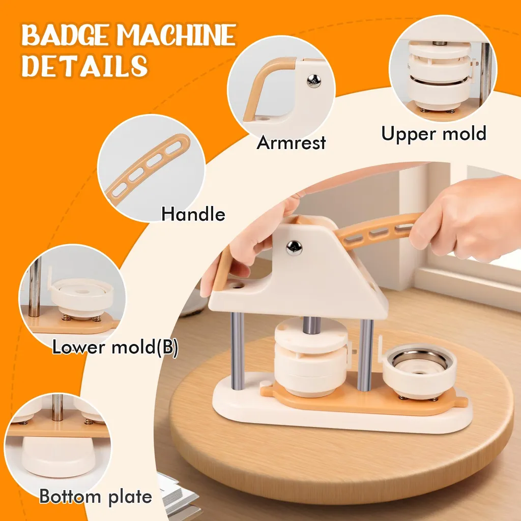 Machine badges 58mm facile à utiliser pour réussir vos cadeaux personnalisés