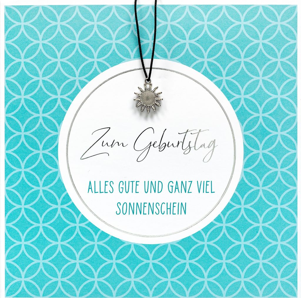 Little Things Card Glückwunschkarte im Format 15 x 15 cm mit Briefums