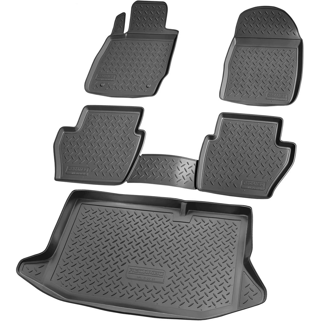 Fußmatten & Kofferraumwanne Set passend für Ford Fiesta VI | 2008-2017 | Typ JA8
