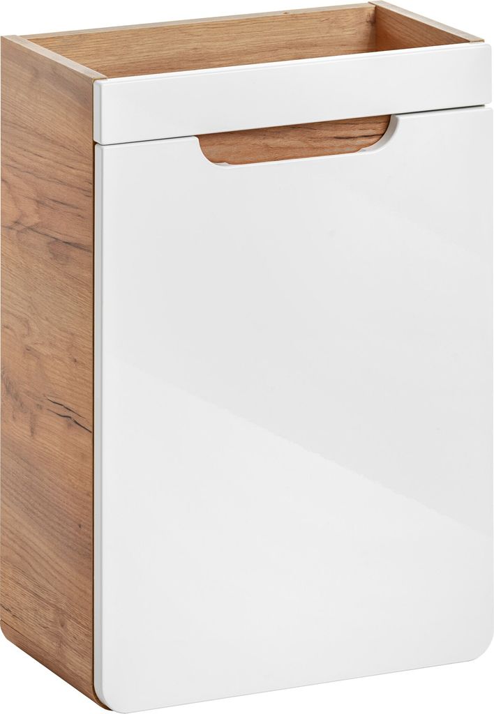 Waschbeckenunterschrank FERMO Weiss Hochglanz inkl.Waschtisch 40 cm