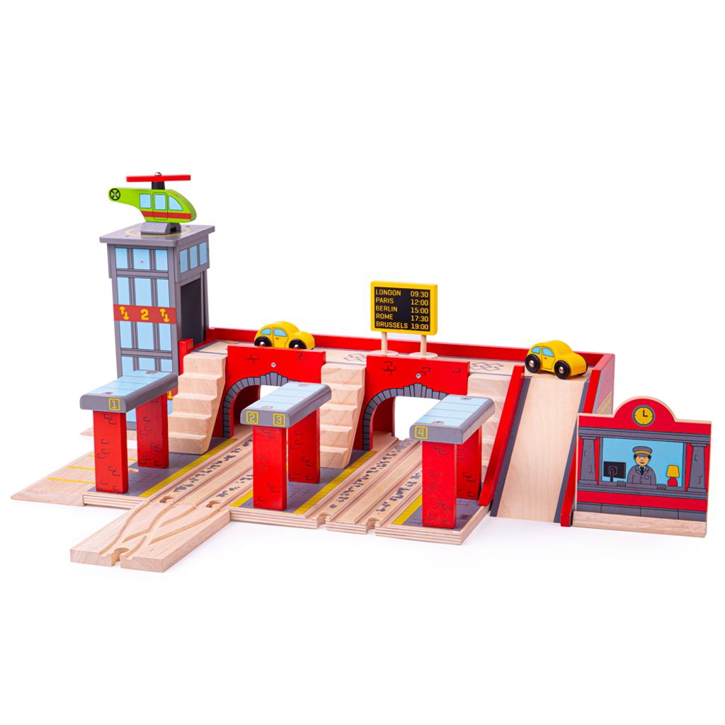 Bigjigs Rail Station Großer Hauptbahnhof