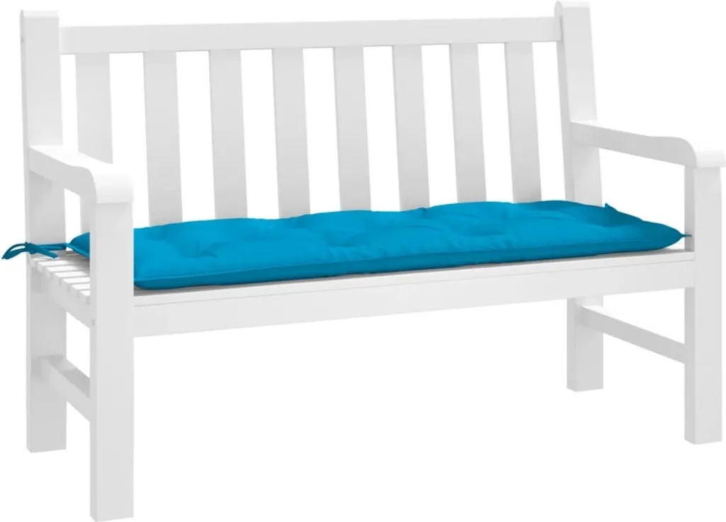 Cuscino Panca 120x50x7 cm Azzurro Best Möbel Oxford Idrorepellente