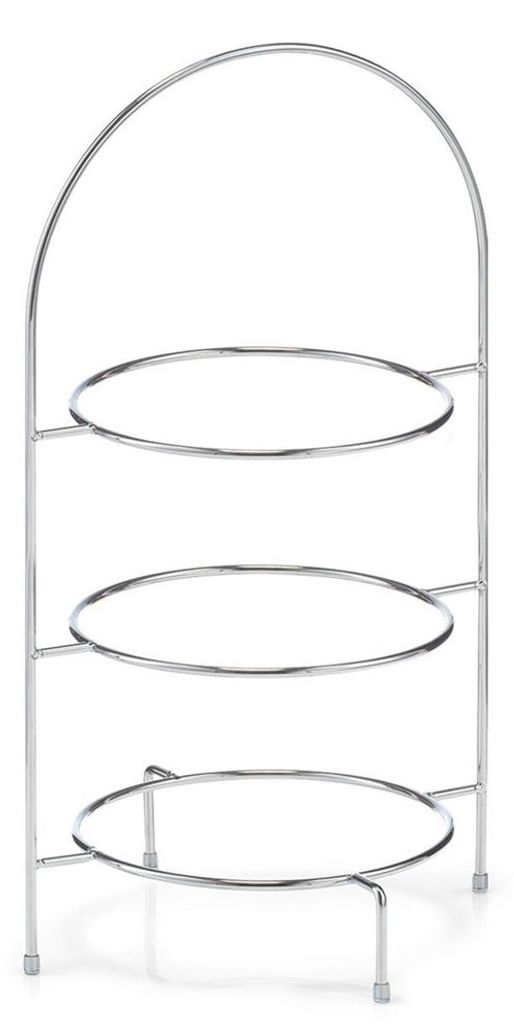 ZELLER Etagere 27381 mit zwei Ebenen für Teller, Metall, Produktbild 