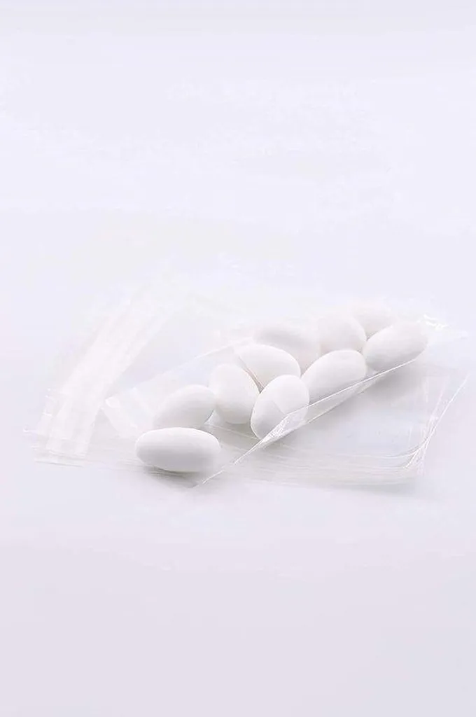 Lot 100 sachets anti-humidité 6x10 cm autocollants pour conservation saine
