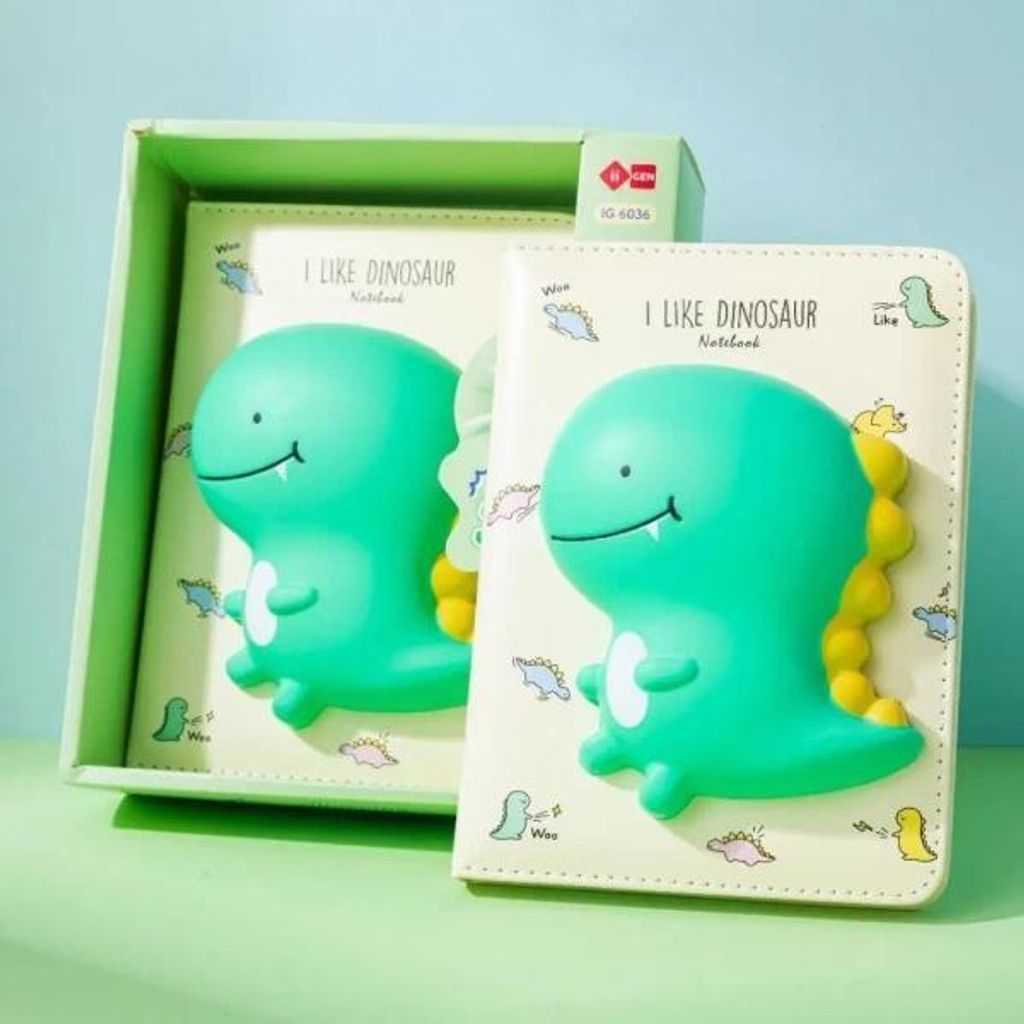 Notatnik Dino z miękką okładką Squishy 128 stron
