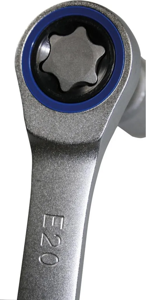 Jeu de clés à cliquet mixtes pour profil Torx E6 à E24 - Set de 4 outils