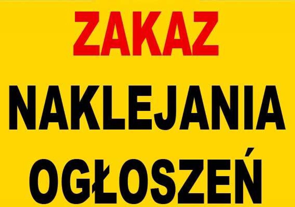 ZI-30 SIGN BOARD - Verbot der Anbringung von Werbung