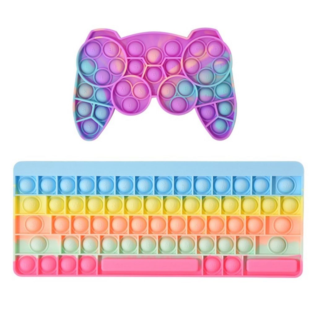 Tastatur Mit Buchstaben Pop It Fidget Toy Set Stress Relief Kids Gift TikTok DE 