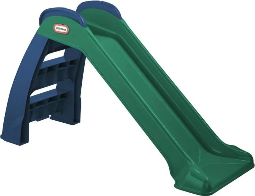 Petit Toboggan de Jardin Little Tikes Vert - Idéal Premier Âge 18 Mois