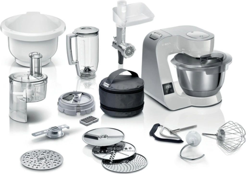 Bosch MUM5XL72, 3,9 l, Šedá, Stříbrná, 1,1 m, 4 disky, LED, Obrázek produktu 