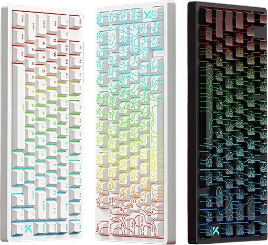 Clavier Gamer Mécanique Jet 75 Bluetooth RGB Olive avec Switchs Bleus TKL